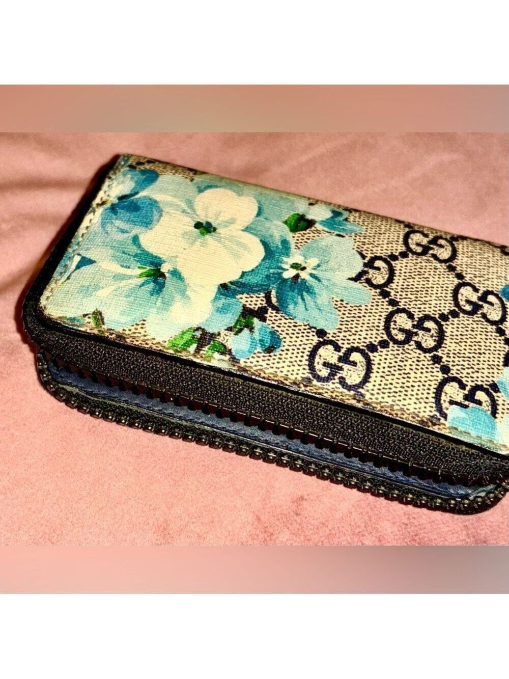 Gucci Floral Card Zipper Wallet - Picture 11 of 13
